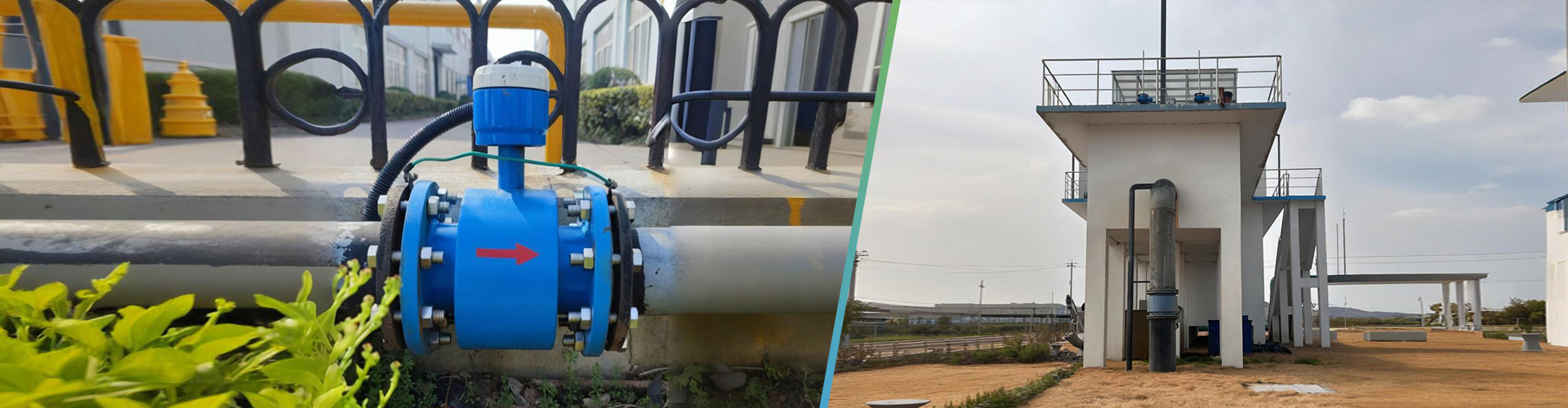 Integrated Electromagnetic Flow Meter with Built-in Grounding Electrode